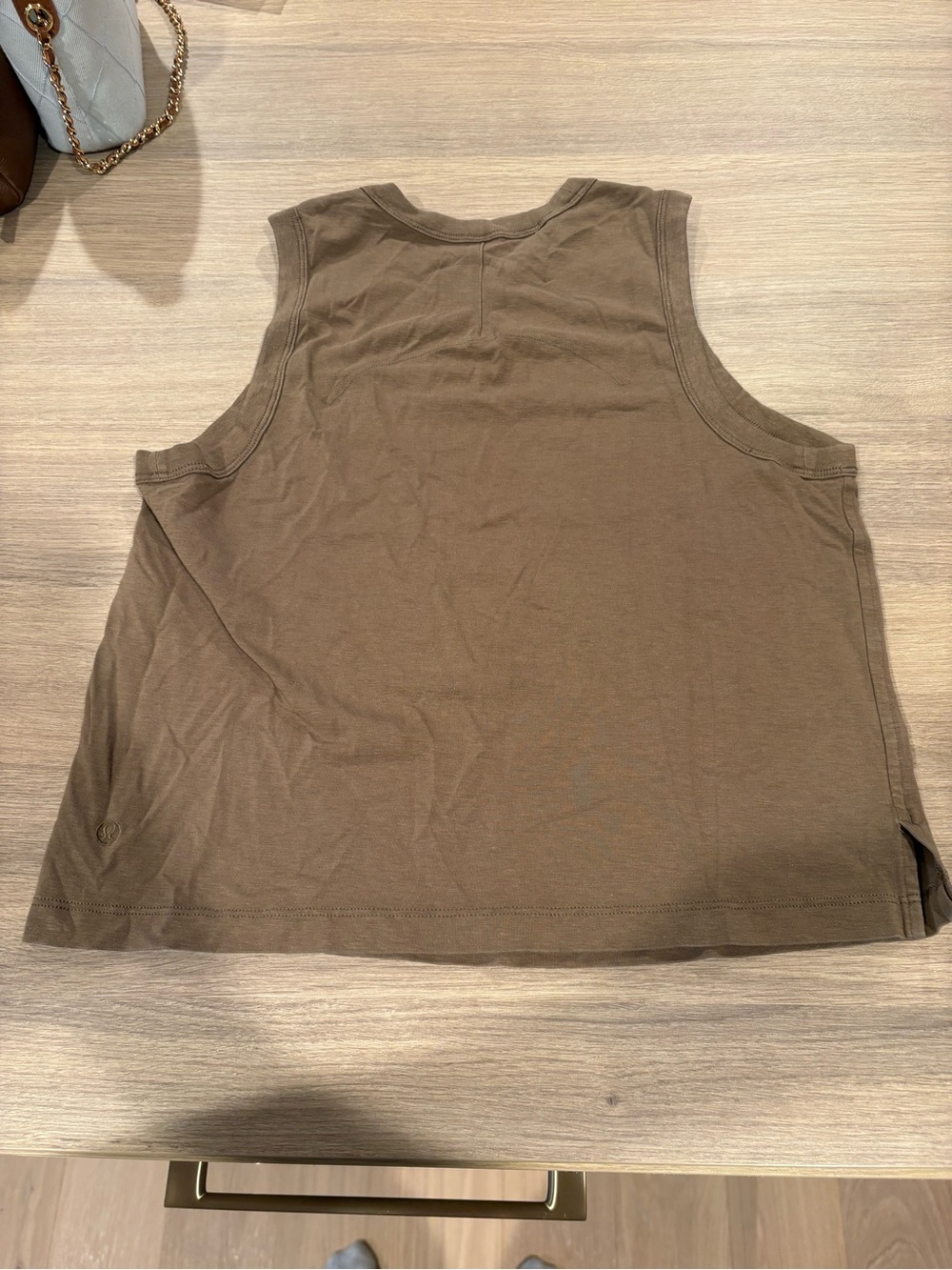 Lululemon Women's Brown/Green Sleeveless Tank Top